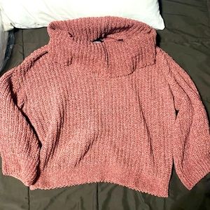 Mauve bubble sweater